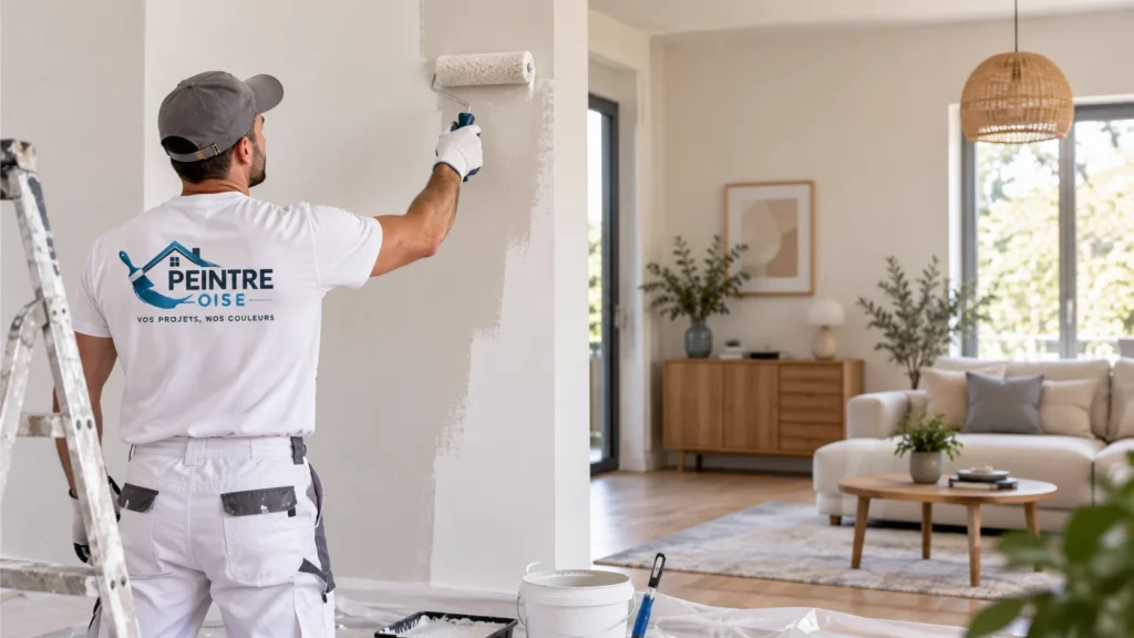 Peinture intérieure Oise dans une maison rénovée