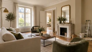 Rénovation complète d’un séjour