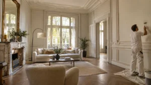 Rénovation peinture intérieure d’une maison ancienne